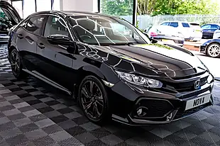 Used 2017 Honda Civic Sr Black - Interior and Exterior details 8