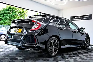Used 2017 Honda Civic Sr Black - Interior and Exterior details 9