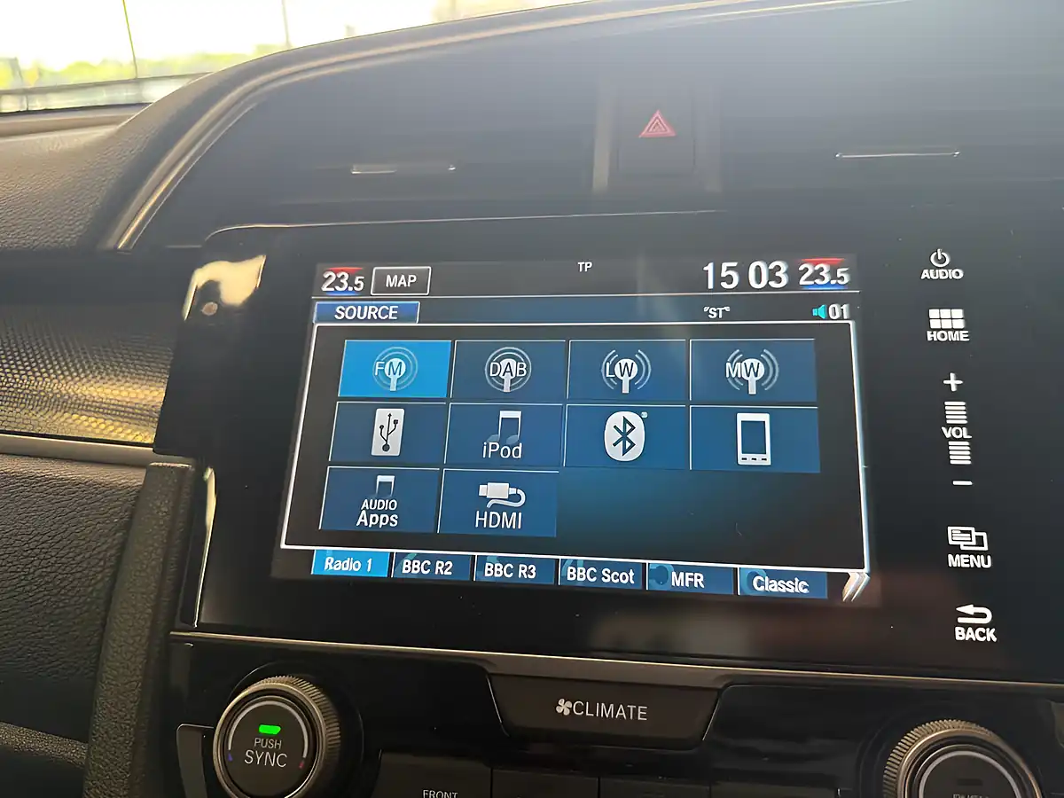 Used 2017 Honda Civic Sr Blue - Interior and Exterior details 19