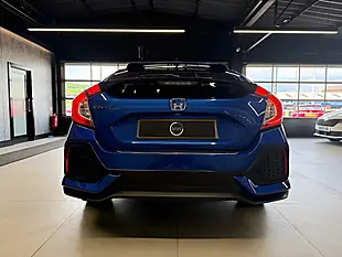 Used 2017 Honda Civic Sr Blue - Interior and Exterior details 5