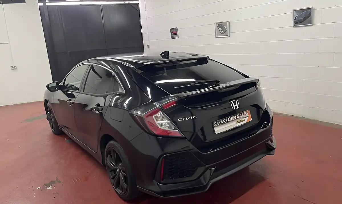 Used 2017 Honda Civic Sr Knighthawk Black - Interior and Exterior details 6
