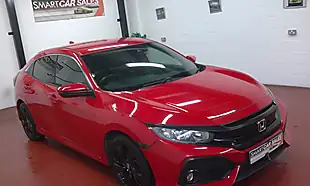 Used 2017 Honda Civic Sr Passion Red - Interior and Exterior details 2