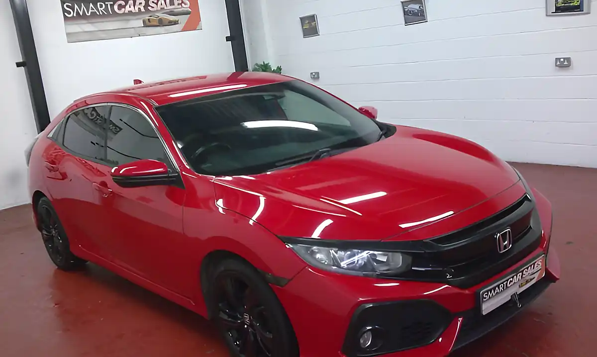 Used 2017 Honda Civic Sr Passion Red - Interior and Exterior details 2
