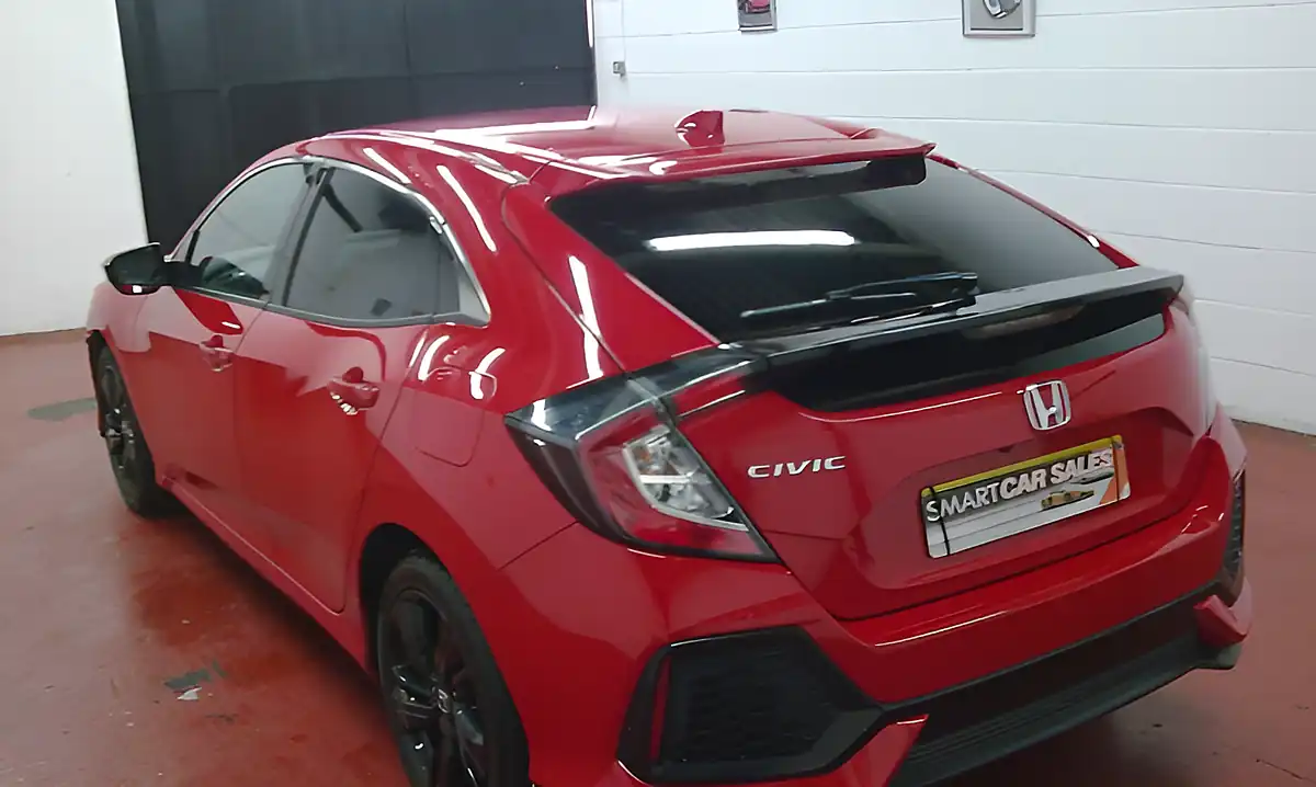 Used 2017 Honda Civic Sr Passion Red - Interior and Exterior details 6