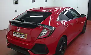 Used 2017 Honda Civic Sr Passion Red - Interior and Exterior details 7