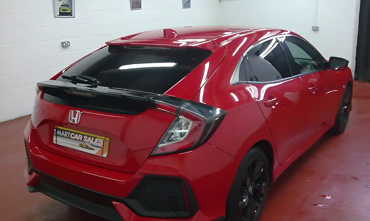 Used 2017 Honda Civic Sr Passion Red - Interior and Exterior details 7