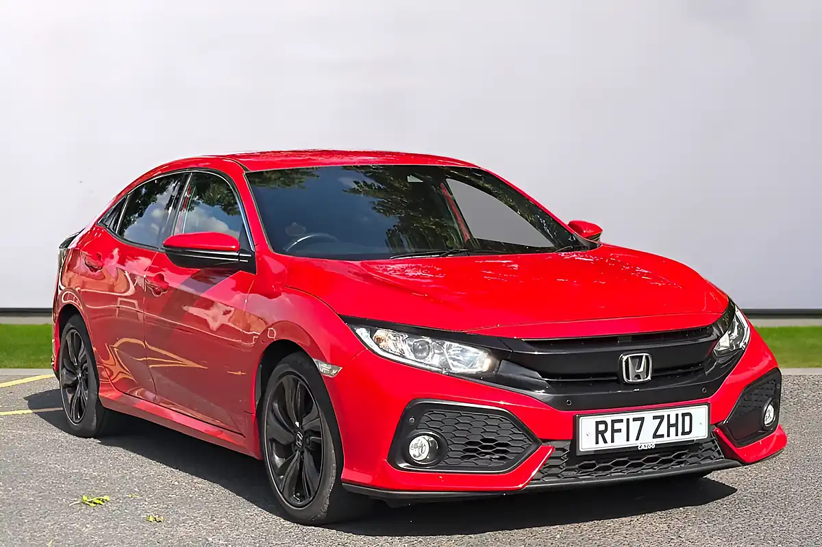 Used 2017 Honda Civic Sr Red - Front View