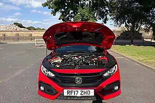 Used 2017 Honda Civic Sr Red - Interior and Exterior details 16