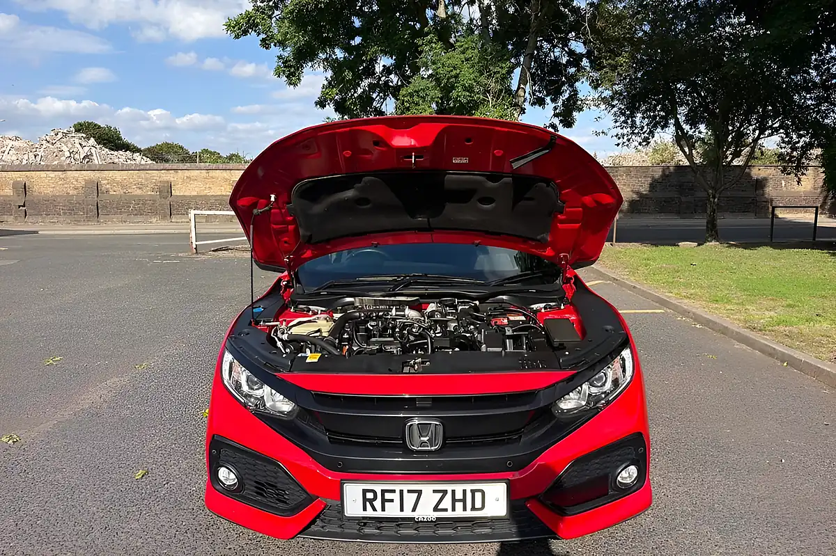 Used 2017 Honda Civic Sr Red - Interior and Exterior details 16