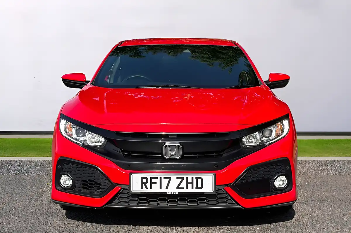 Used 2017 Honda Civic Sr Red - Interior and Exterior details 2