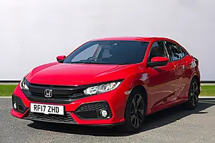 Used 2017 Honda Civic Sr Red - Interior and Exterior details 3