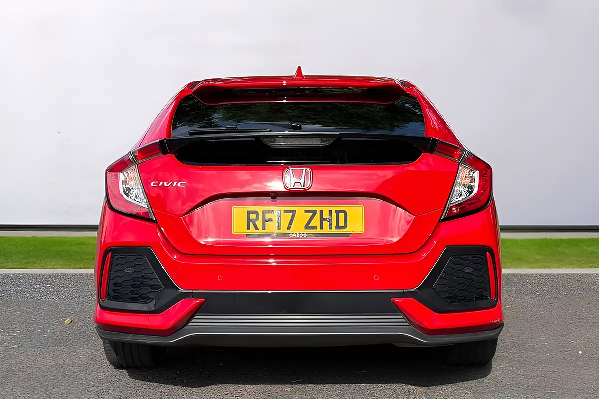 Used 2017 Honda Civic Sr Red - Interior and Exterior details 4