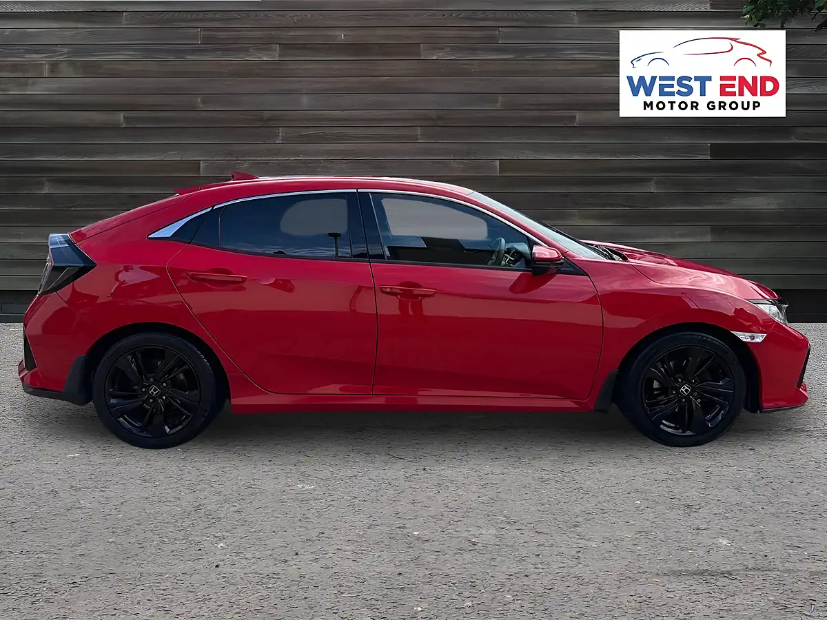 Used 2017 Honda Civic Sr Red - Interior and Exterior details 3
