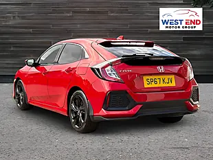 Used 2017 Honda Civic Sr Red - Interior and Exterior details 4