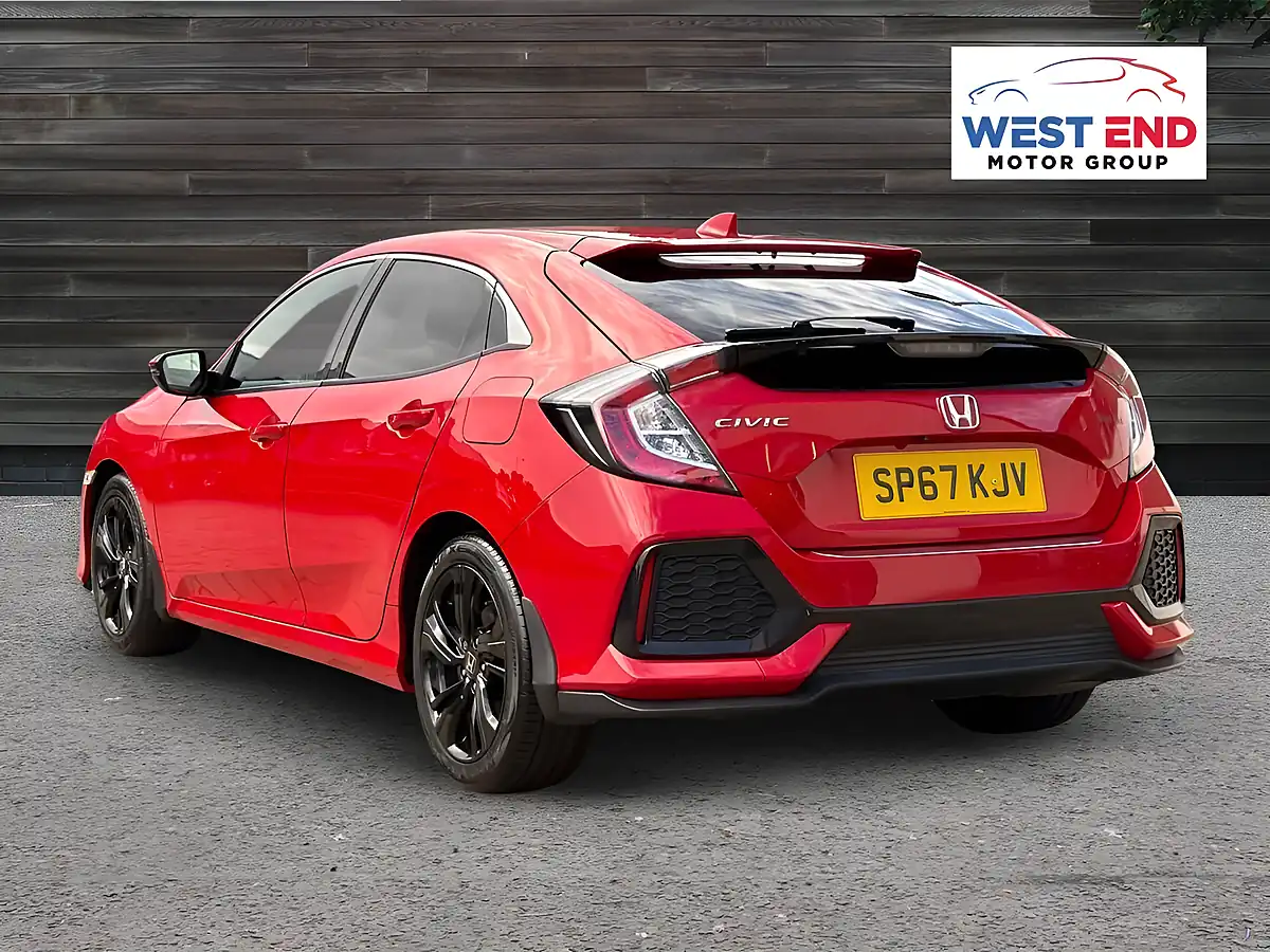 Used 2017 Honda Civic Sr Red - Interior and Exterior details 4