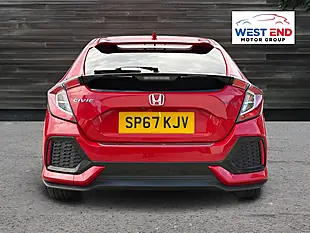 Used 2017 Honda Civic Sr Red - Interior and Exterior details 5
