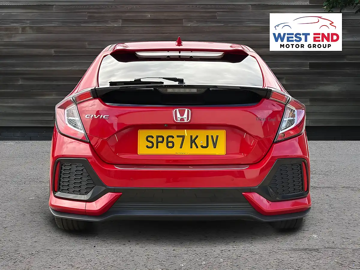 Used 2017 Honda Civic Sr Red - Interior and Exterior details 5