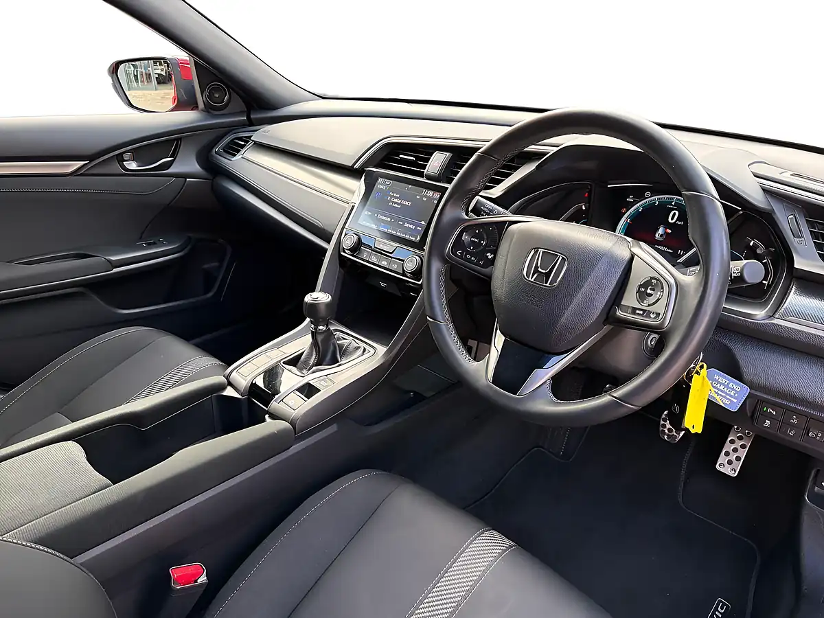 Used 2017 Honda Civic Sr Red - Interior and Exterior details 8