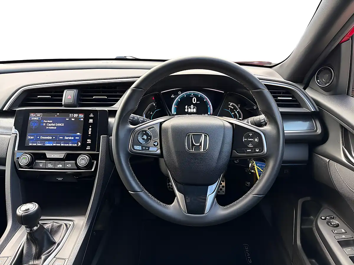 Used 2017 Honda Civic Sr Red - Interior and Exterior details 9