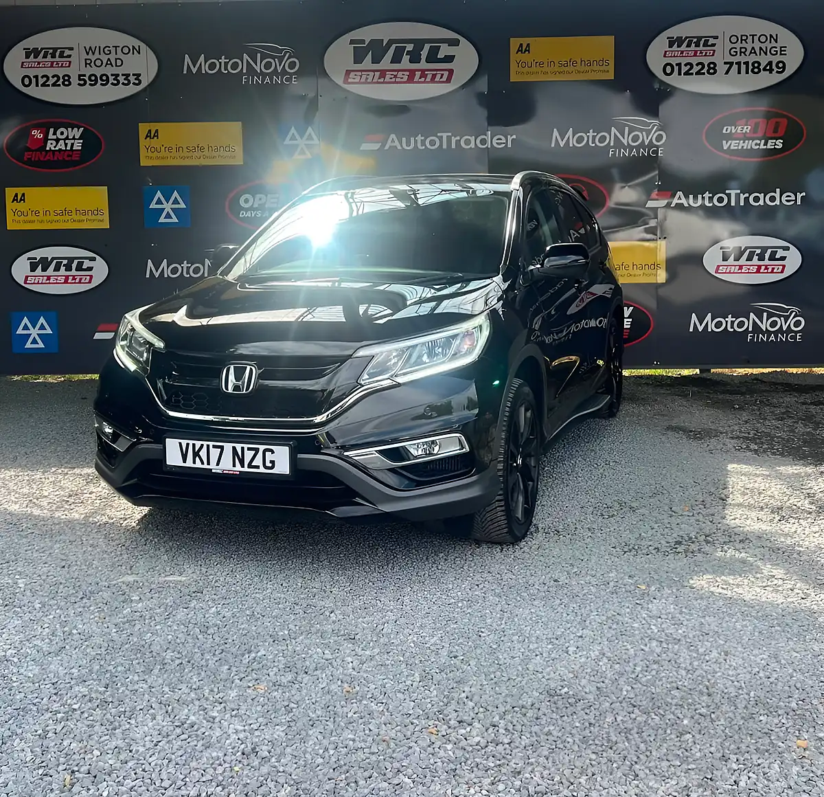 Used 2017 Honda Cr-V Black Edition Black - Front View