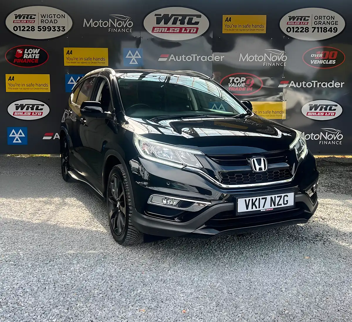 Used 2017 Honda Cr-V Black Edition Black - Interior and Exterior details 4