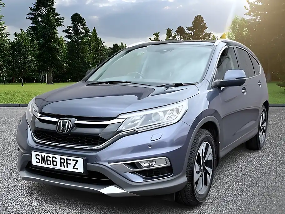 Used 2017 Honda Cr-V Ex Blue - Front View