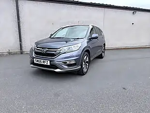 Used 2017 Honda Cr-V Ex Blue - Interior and Exterior details 2