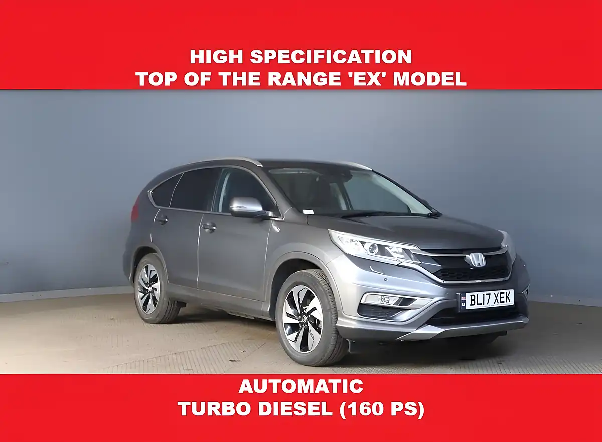 Used 2017 Honda Cr-V Ex Grey - Front View