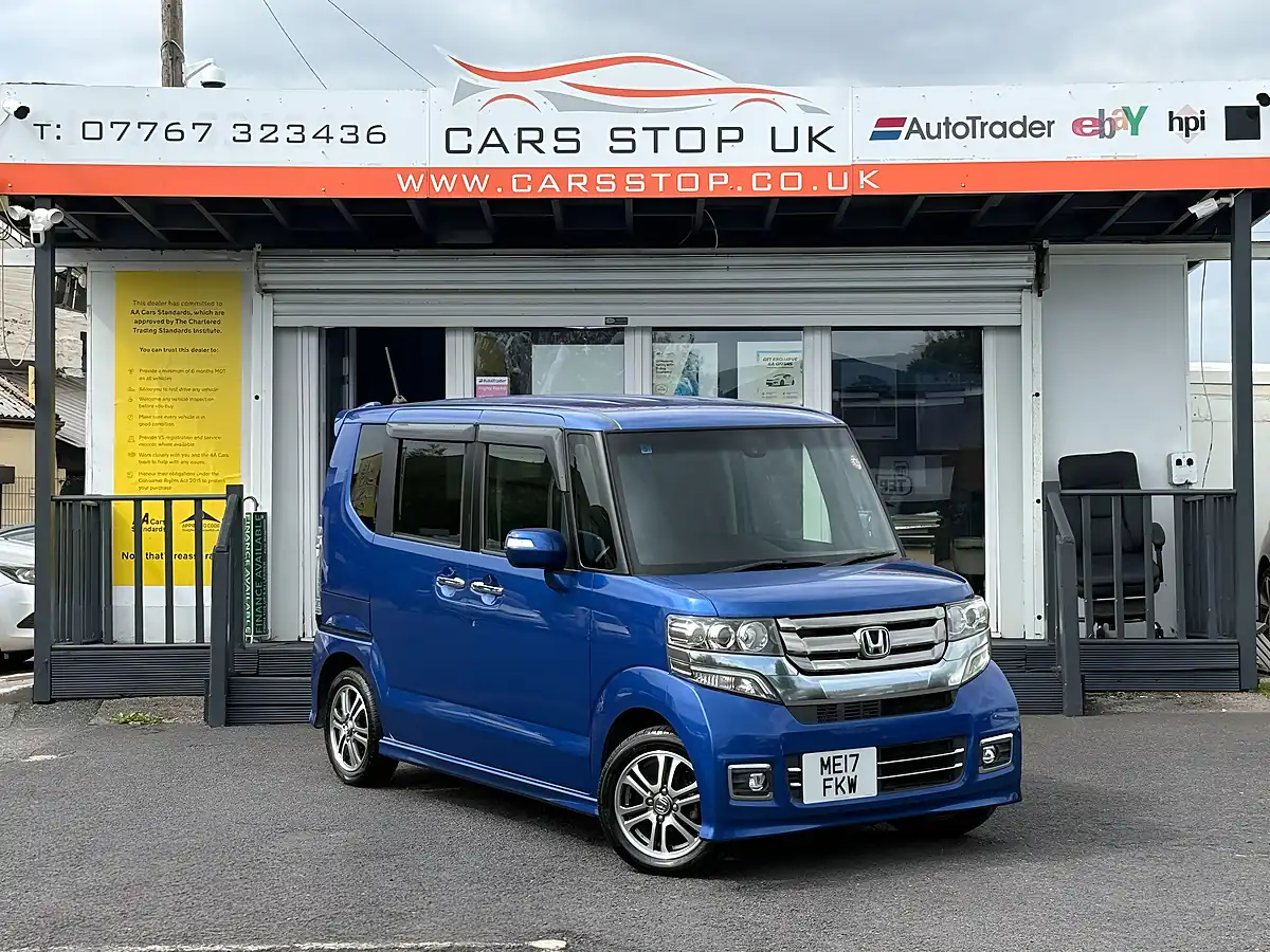Used 2017 Honda N-Box G Special Edition Ss Package Blue - Interior and Exterior details 5