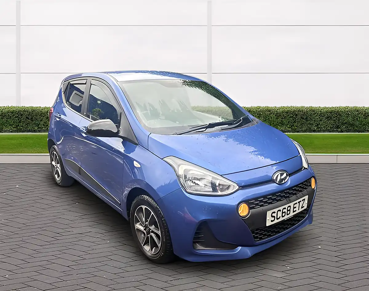 Used 2017 Hyundai i10 Go! Se Blue - Front View