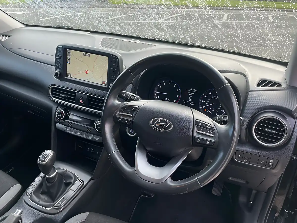 Used 2017 Hyundai Kona Blue Drive Premium Black - Interior and Exterior details 10