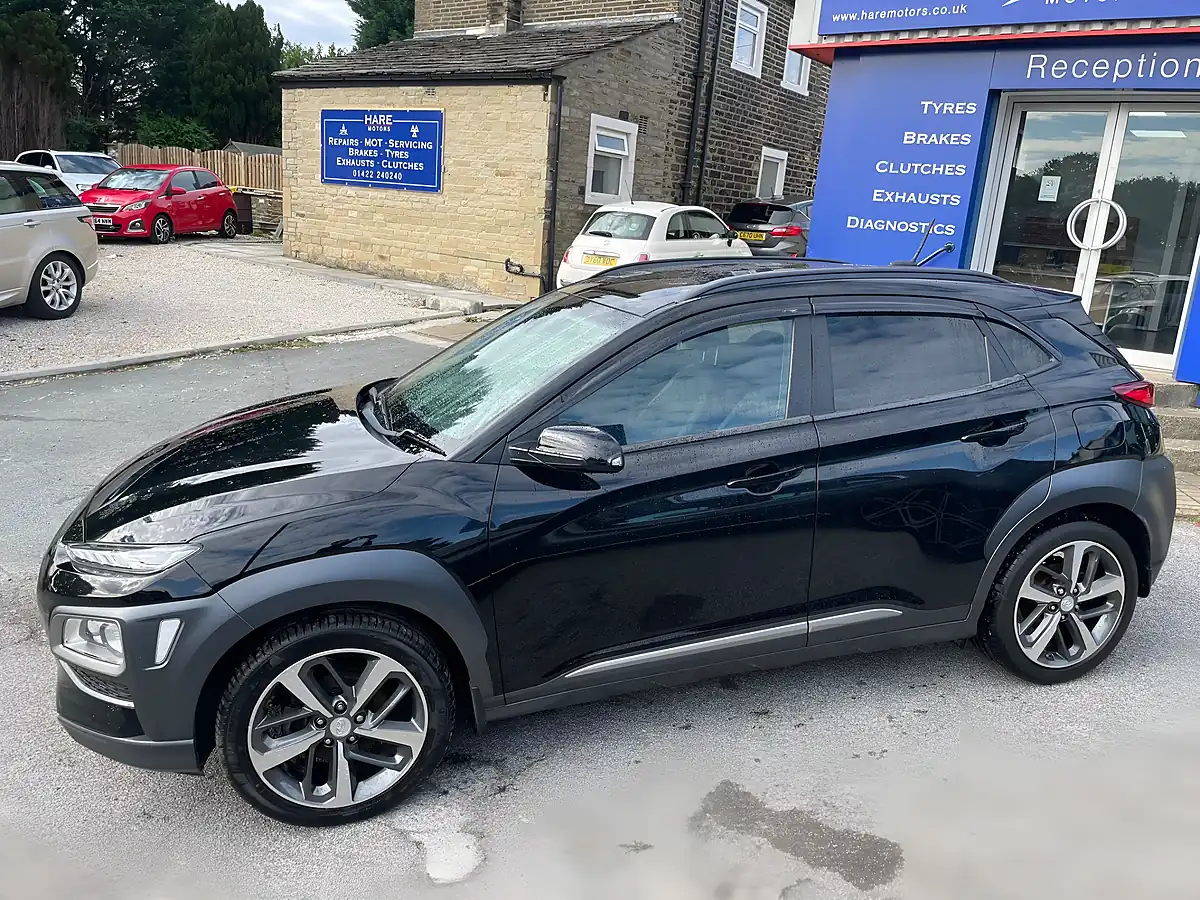Used 2017 Hyundai Kona Blue Drive Premium Black - Interior and Exterior details 2
