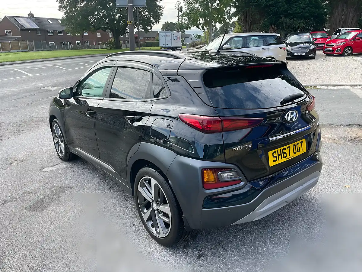 Used 2017 Hyundai Kona Blue Drive Premium Black - Interior and Exterior details 3