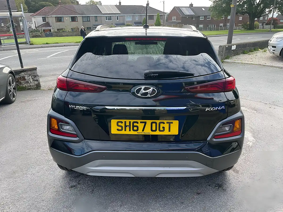 Used 2017 Hyundai Kona Blue Drive Premium Black - Interior and Exterior details 4