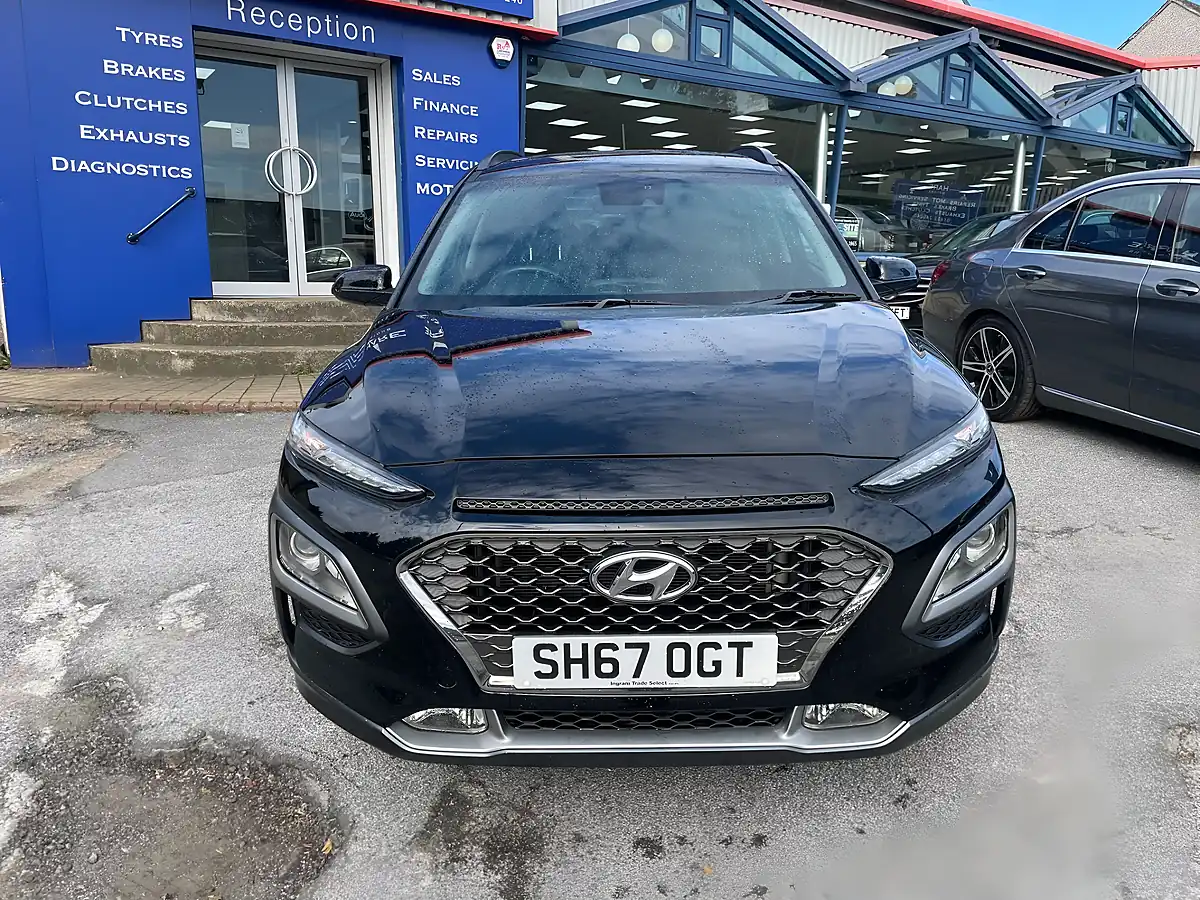Used 2017 Hyundai Kona Blue Drive Premium Black - Interior and Exterior details 9