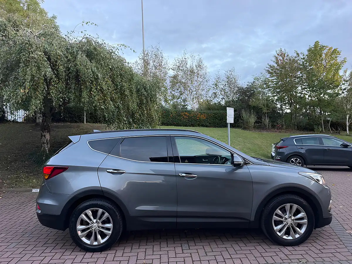 Used 2017 Hyundai Santa Fe Blue Drive Premium Silver - Interior and Exterior details 2