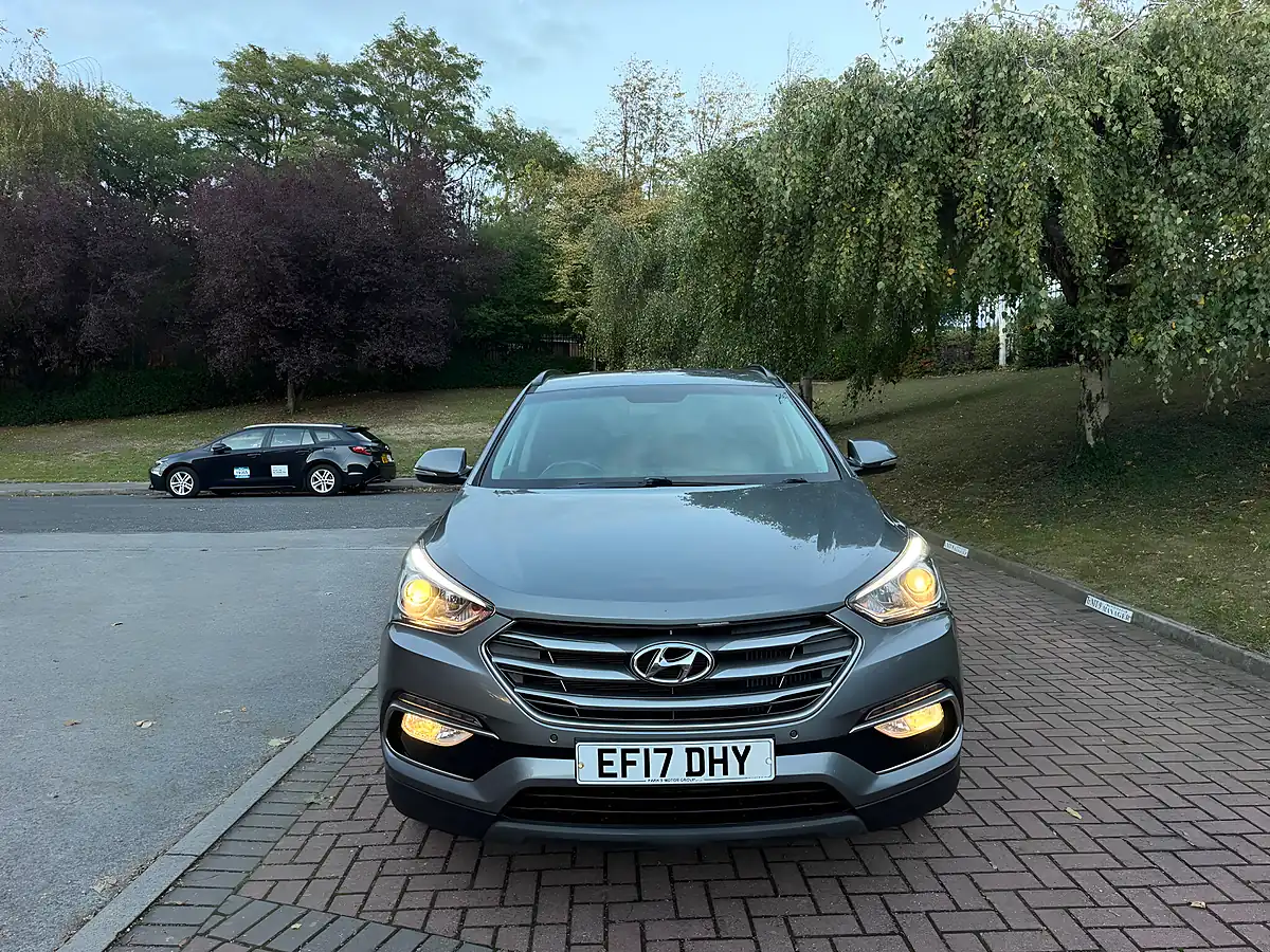 Used 2017 Hyundai Santa Fe Blue Drive Premium Silver - Interior and Exterior details 5