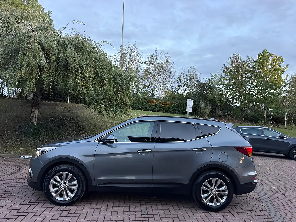 Used 2017 Hyundai Santa Fe Blue Drive Premium Silver - Interior and Exterior details 9