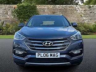 Used 2017 Hyundai Santa Fe Premium Se Blue - Interior and Exterior details 3