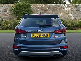 Used 2017 Hyundai Santa Fe Premium Se Blue - Interior and Exterior details 6