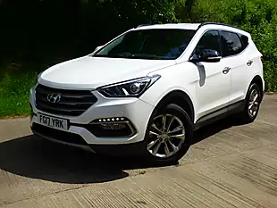 Used 2017 Hyundai Santa Fe Premium White - Interior and Exterior details 14
