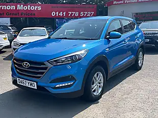 Used 2017 Hyundai Tucson Blue Drive S Blue - Interior and Exterior details 2