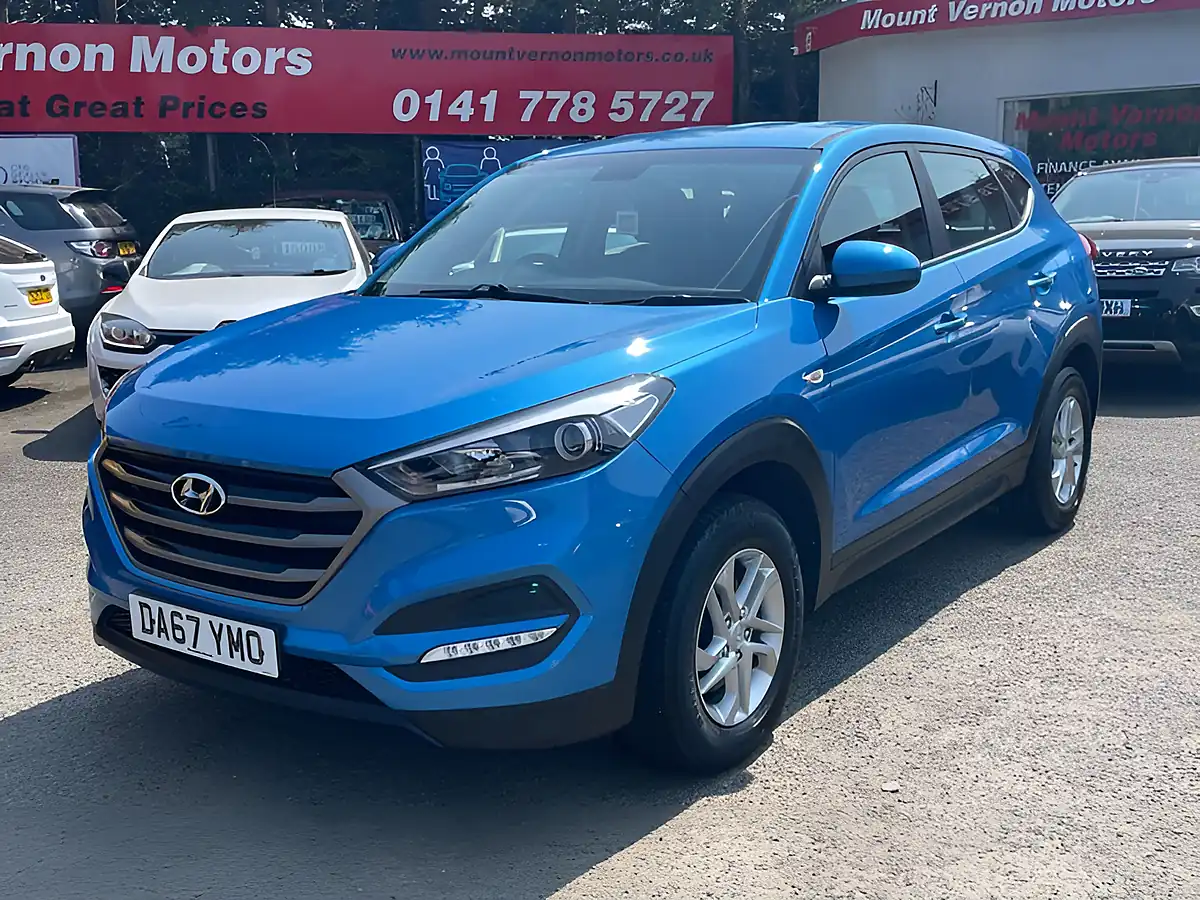 Used 2017 Hyundai Tucson Blue Drive S Blue - Interior and Exterior details 2