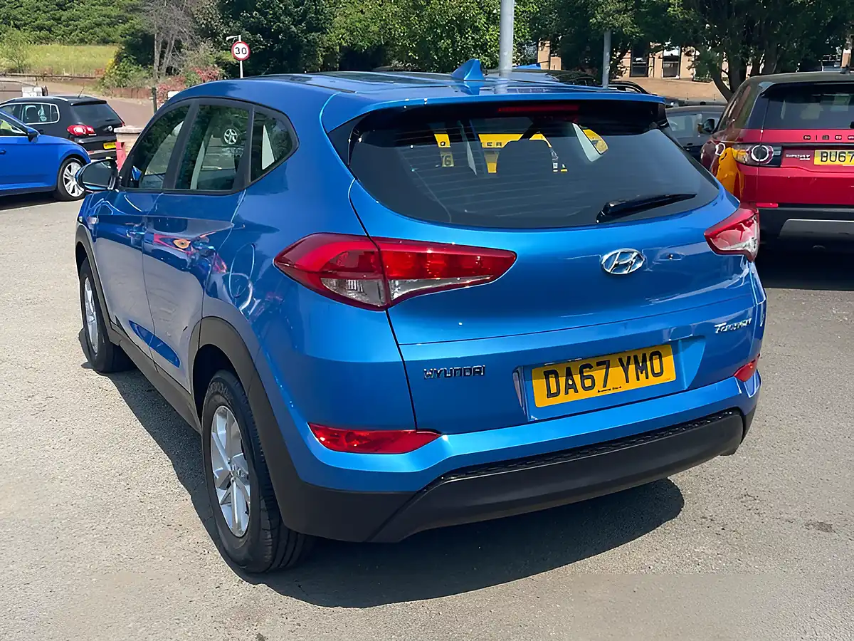 Used 2017 Hyundai Tucson Blue Drive S Blue - Interior and Exterior details 4