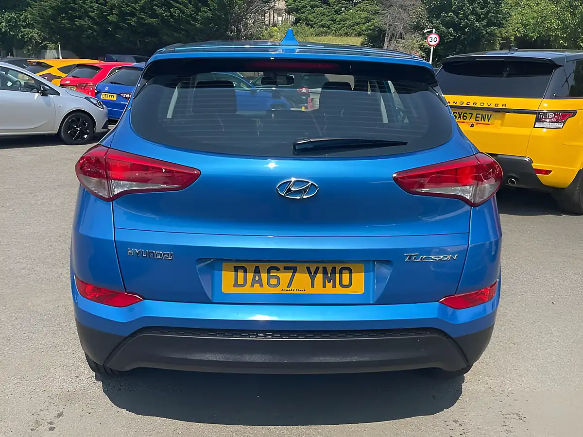 Used 2017 Hyundai Tucson Blue Drive S Blue - Interior and Exterior details 5