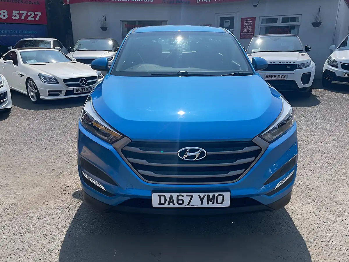 Used 2017 Hyundai Tucson Blue Drive S Blue - Interior and Exterior details 8