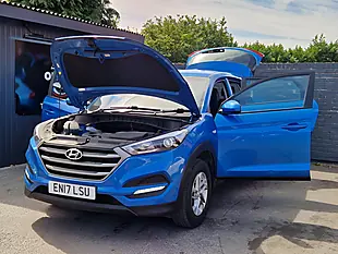 Used 2017 Hyundai Tucson Blue Drive S Blue - Interior and Exterior details 10