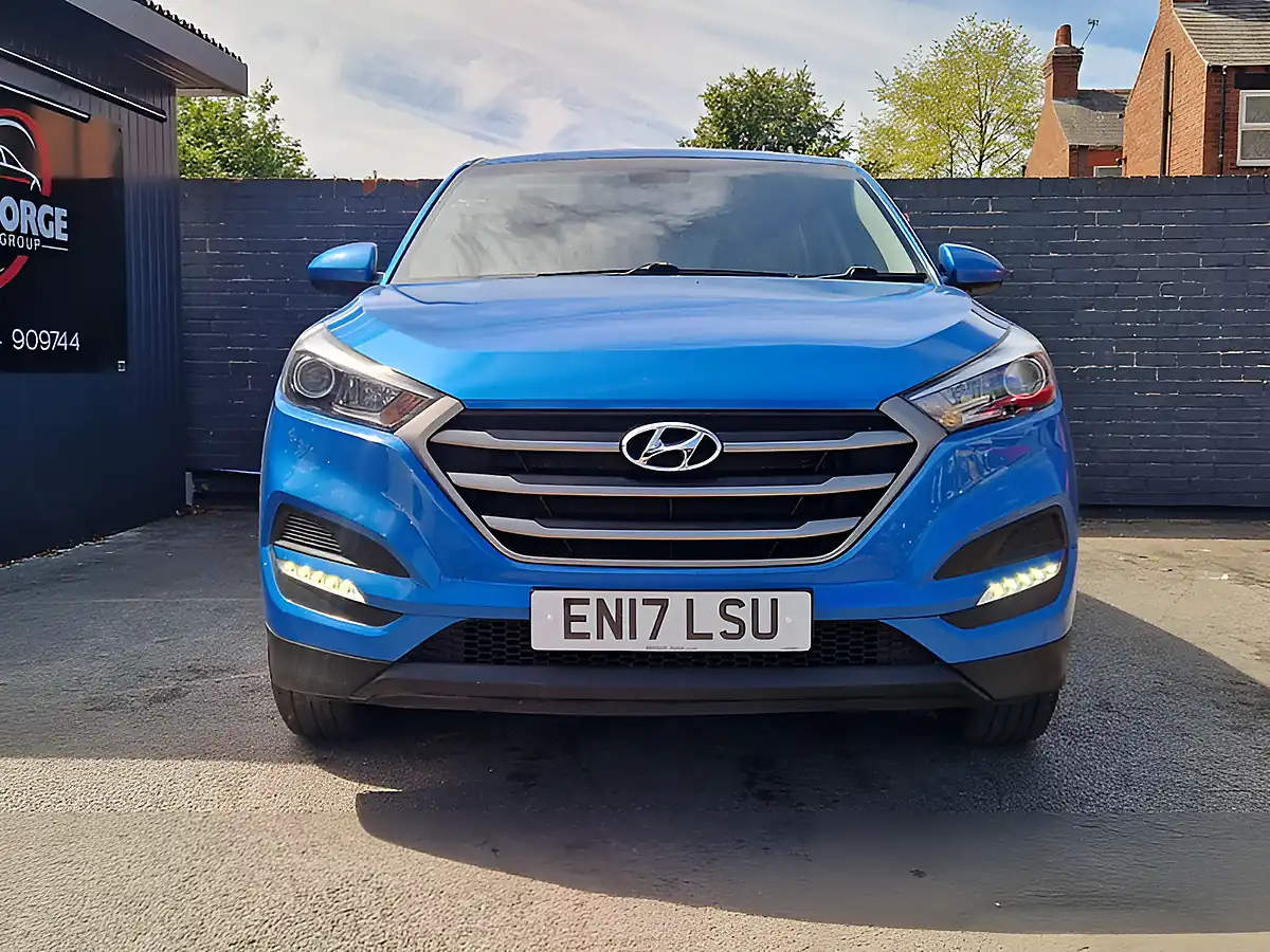 Used 2017 Hyundai Tucson Blue Drive S Blue - Interior and Exterior details 11