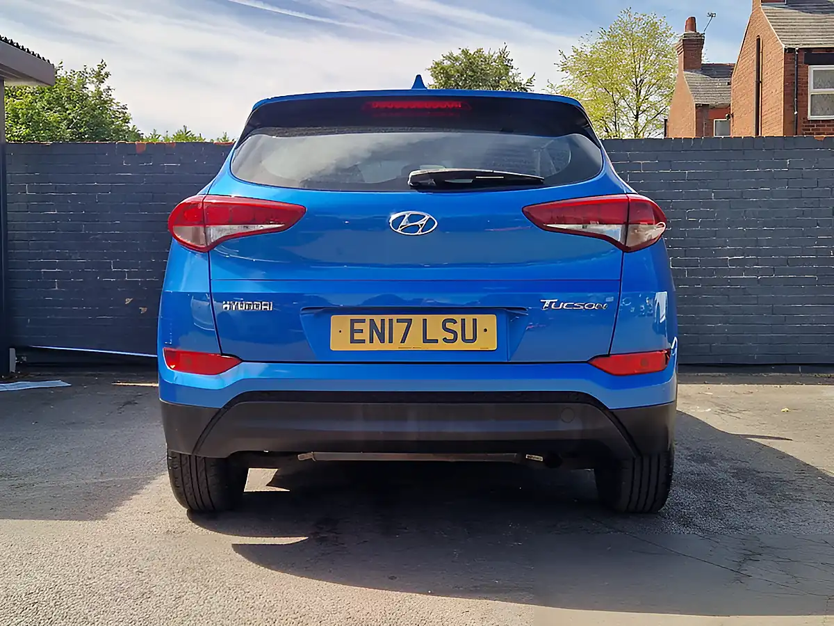 Used 2017 Hyundai Tucson Blue Drive S Blue - Interior and Exterior details 13