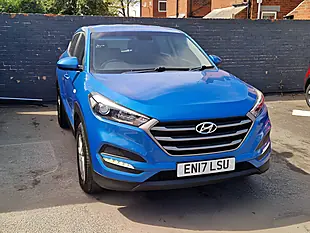 Used 2017 Hyundai Tucson Blue Drive S Blue - Interior and Exterior details 3